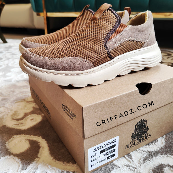 baskets ketchers en cuir