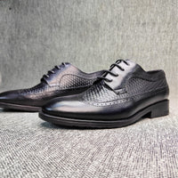 chaussure borsalino classique griffé noir