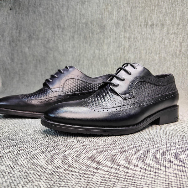 chaussure borsalino classique griffé noir