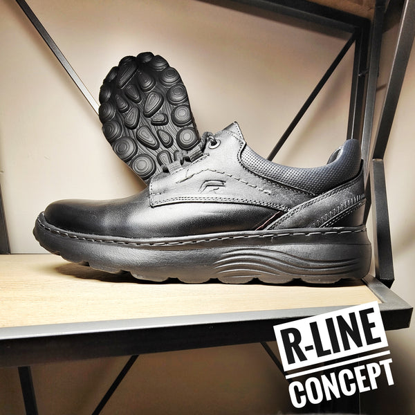 R-line en cuir noir