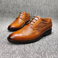 chaussure borsalino classique griffé marron