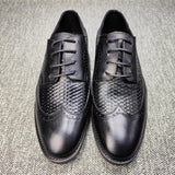 chaussure borsalino classique griffé noir