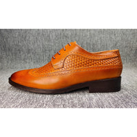 chaussure borsalino classique griffé marron