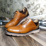 chaussure de ville Oxford marron clair