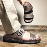 Mule orthopédique Marron avec boucle