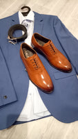 borsalino en cuir Marron tabac