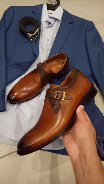 chaussure classic Boucle simple marron