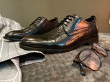 chaussure classic petit carreau noir