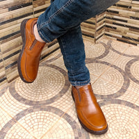 chaussure orthopédique marron 016