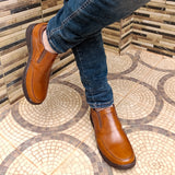 chaussure orthopédique marron 016