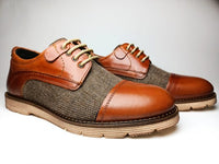 chaussure Deux temps Marron Clair
