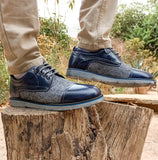 chaussure Deux temps Bleu