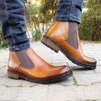 demis boots marron clair Boston