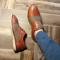 chaussure Deux temps Marron Clair