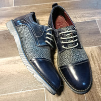 chaussure Deux temps Bleu