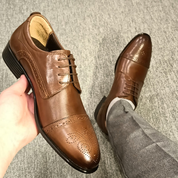 Chaussure classic Brogue marron