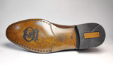 Richelieu en cuir marron