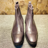 Boots en cuir gris Eléganza