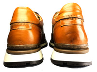 basket en cuir marron clair