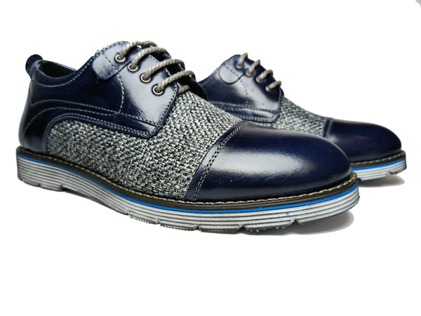 chaussure Deux temps Bleu