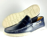 Trappeur en cuir VENDI Bleu