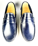 Trappeur en cuir VENDI Bleu