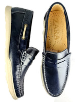 Trappeur en cuir VENDI Bleu