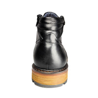 Demis boots noir Boston avec lacet