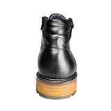 Demis boots noir Boston avec lacet