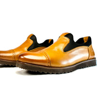 chaussure de ville élastico marron