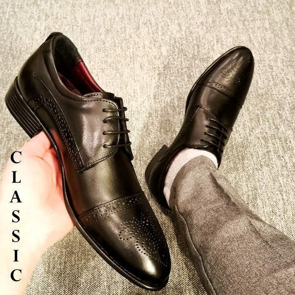 chaussure classic Brogue noir