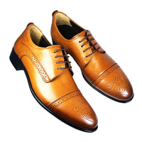 Chaussure classic Brogue marron clair
