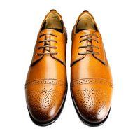 Chaussure classic Brogue marron clair