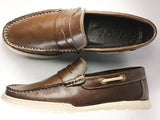 Trappeur en cuir VENDI Marron Foncé