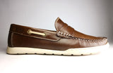 Trappeur en cuir VENDI Marron Foncé