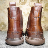 Demis boots Borsalino sport marron foncé