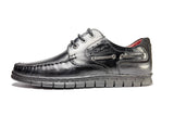 chaussure Bateau en cuir noir