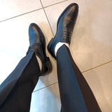 chaussure classic petit carreau noir