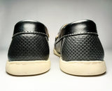 Trappeur en cuir VENDI Noir semelle clair