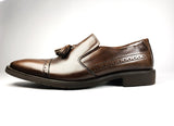 Mocassin classic à pompon marron foncé