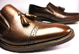 Mocassin classic à pompon marron foncé