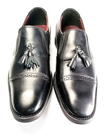 Mocassin classic a pompon noir