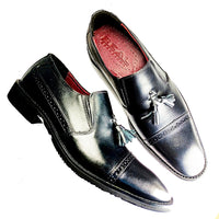Mocassin classic a pompon noir