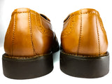 Mocassin classic a pompon marron clair