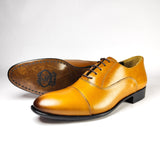 Richelieu en cuir marron clair