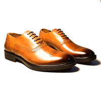 borsalino en cuir Marron tabac
