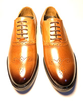 borsalino en cuir Marron tabac