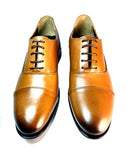 Richelieu en cuir marron clair