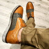 chaussure Deux temps Tabac